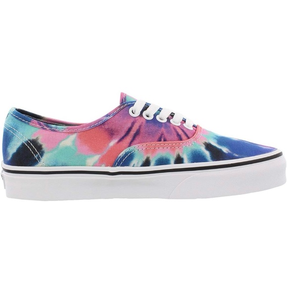 VANS Authentic (Tie Dye) Multi/True White Shoes - Picture 3 of 13